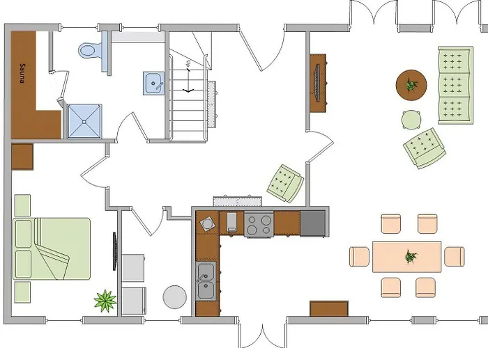 Doppelhaushaelfte Marschblick Сasa de vacaciones Böhl